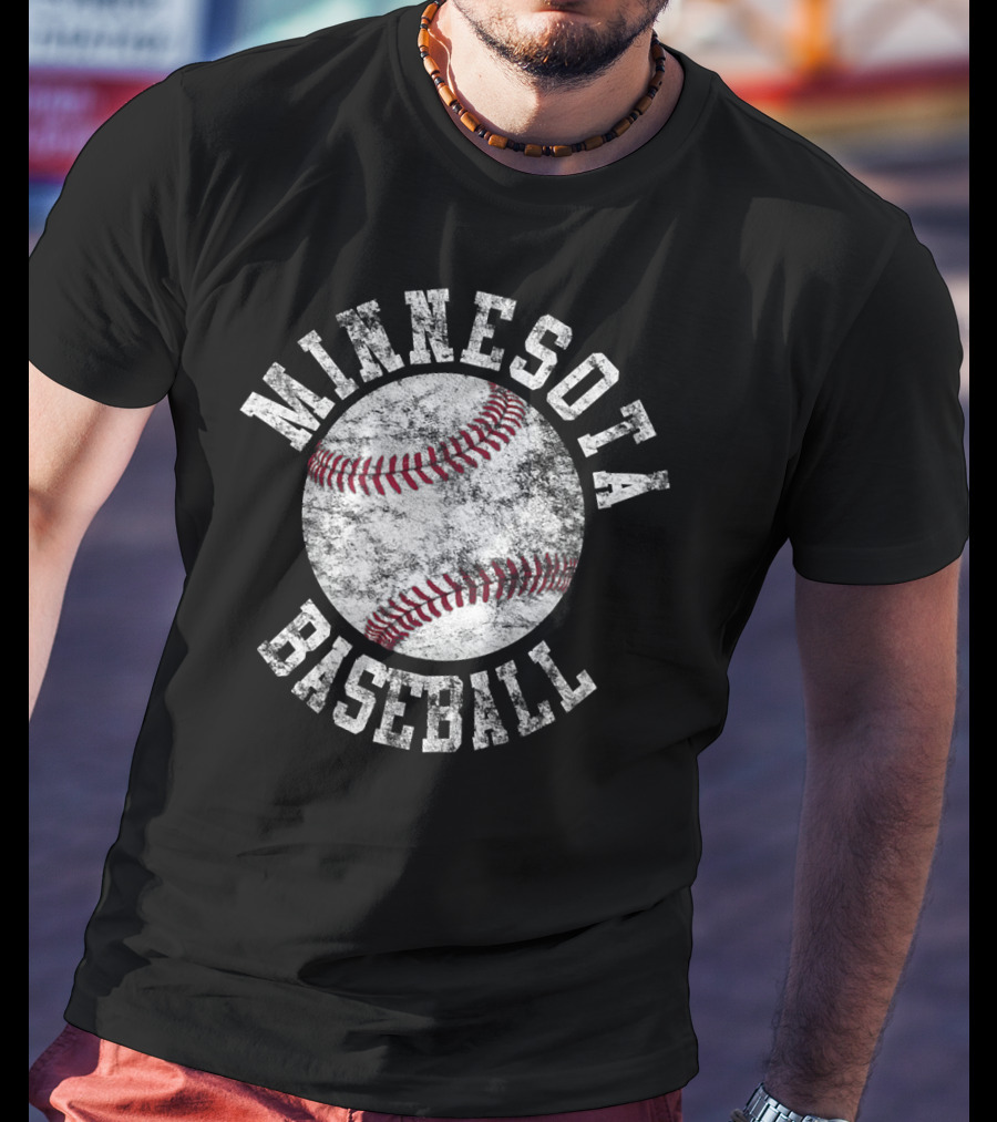 Minnesota Baseball Vintage Style Retro Sports Appeal T-Shirt