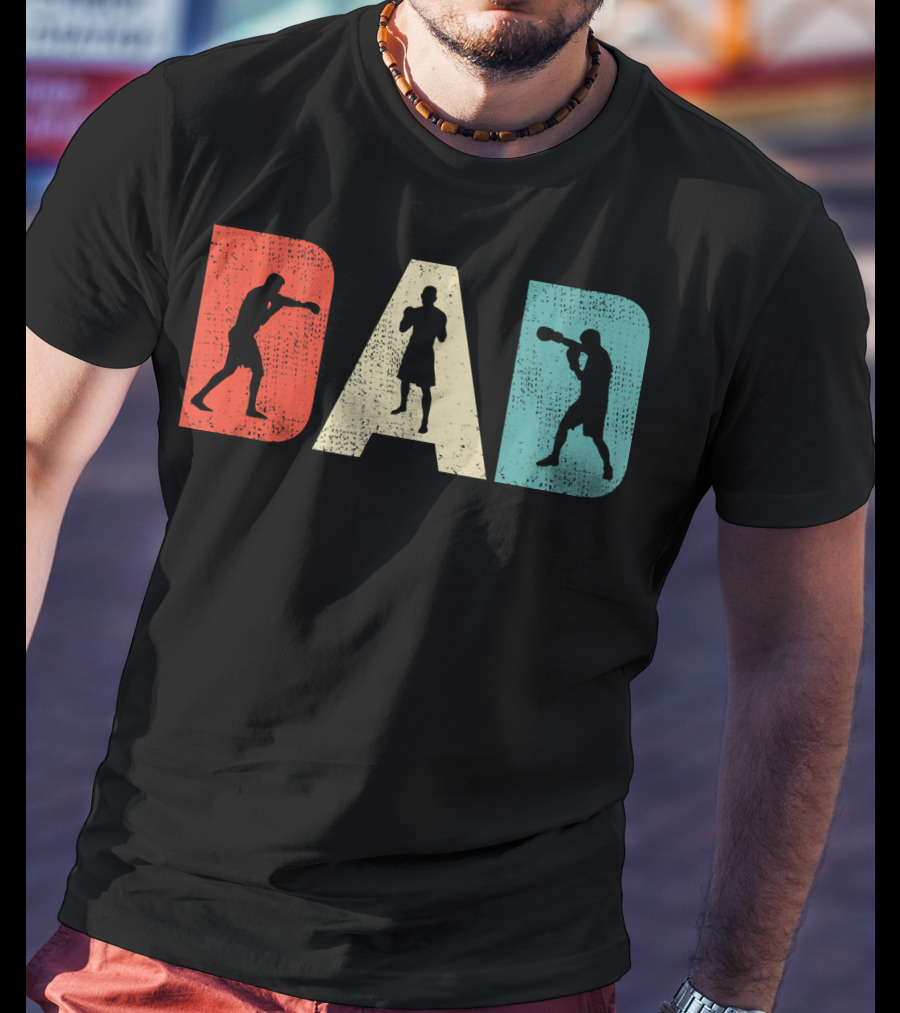 Boxing Dad Vintage T-Shirt