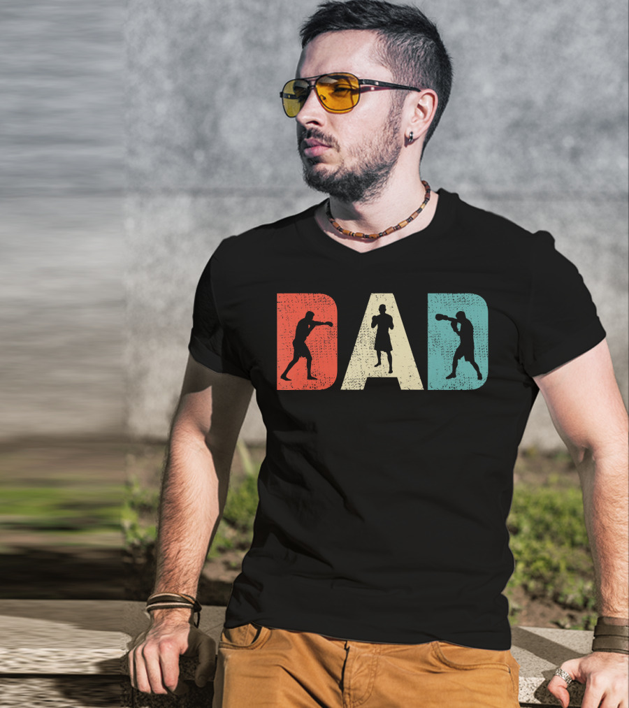 Boxing Dad Vintage T-Shirt