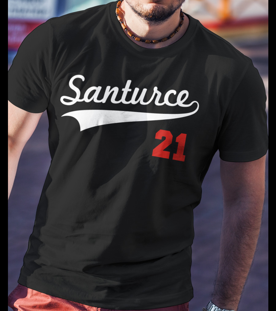 Santurce Puerto Rico Baseball 21 Vintage T-Shirt