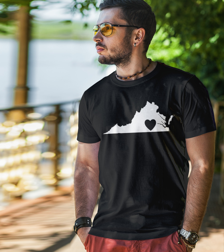 Virginia State Heart Lovers T-Shirt