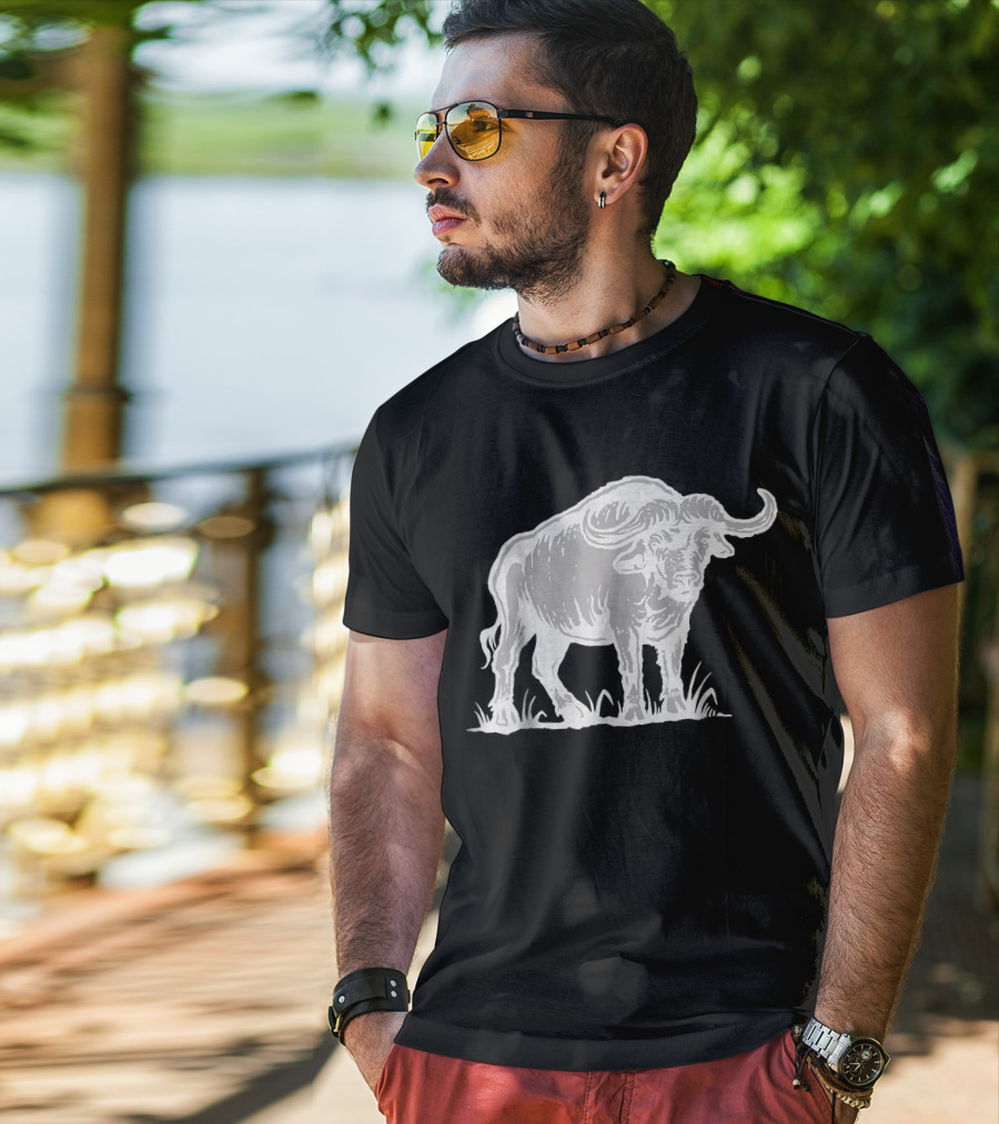 Water Buffalo Plains Bison T-Shirt