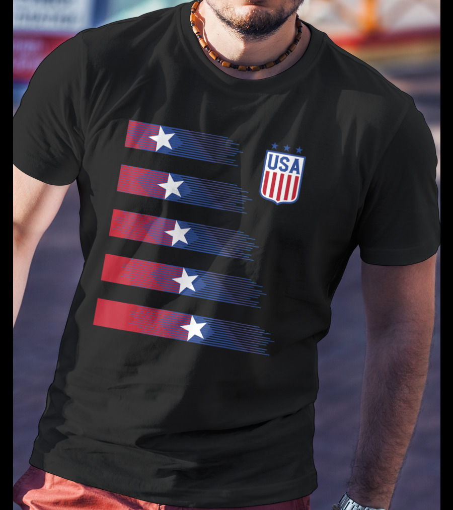 USA Soccer Stars Women Men Kids T-Shirt