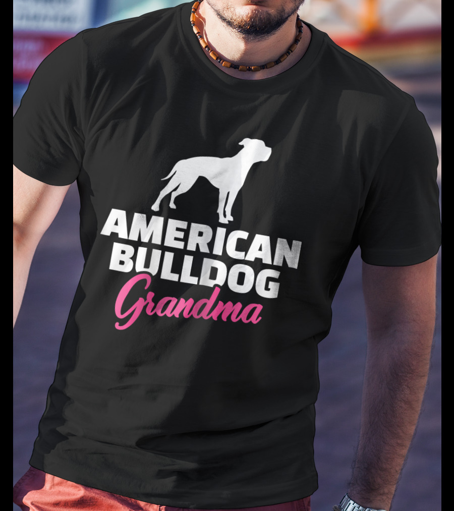 American Bulldog Grandma T-Shirt