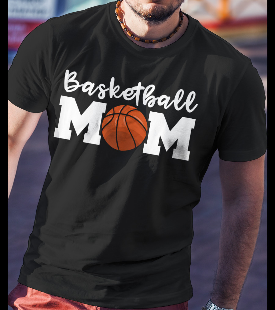 Basketball Mom Cute Player Mama T-Shirt