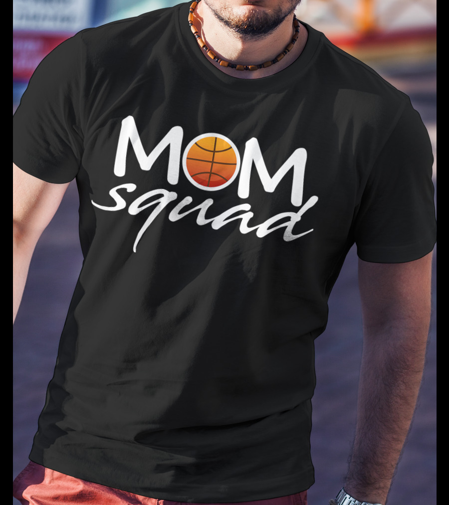 Mom Squad Basketball T-Shirt