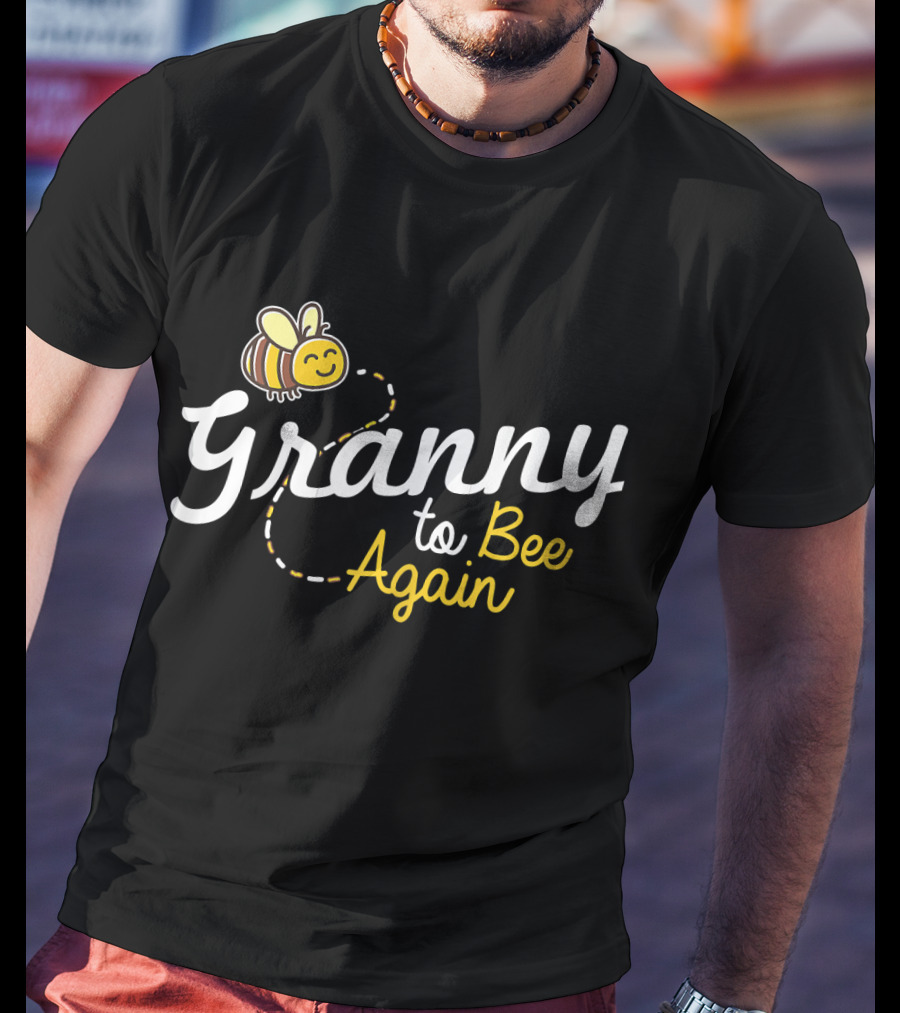 Granny To Bee Again With Cute Bee Icon T-Shirt