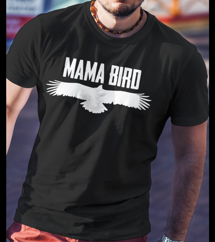 MAMA BIRD Soaring Graphic Majestic Wingspread T-Shirt
