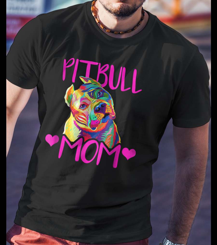 PITBULL MOM T-Shirt