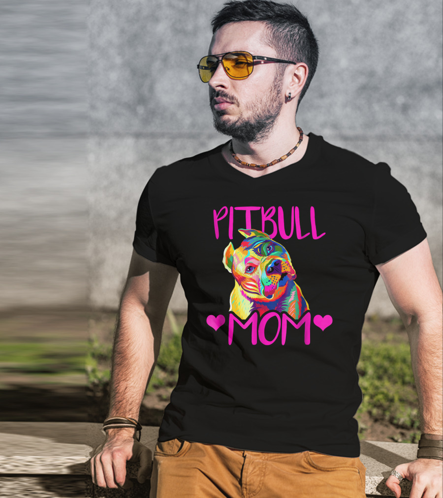 PITBULL MOM T-Shirt