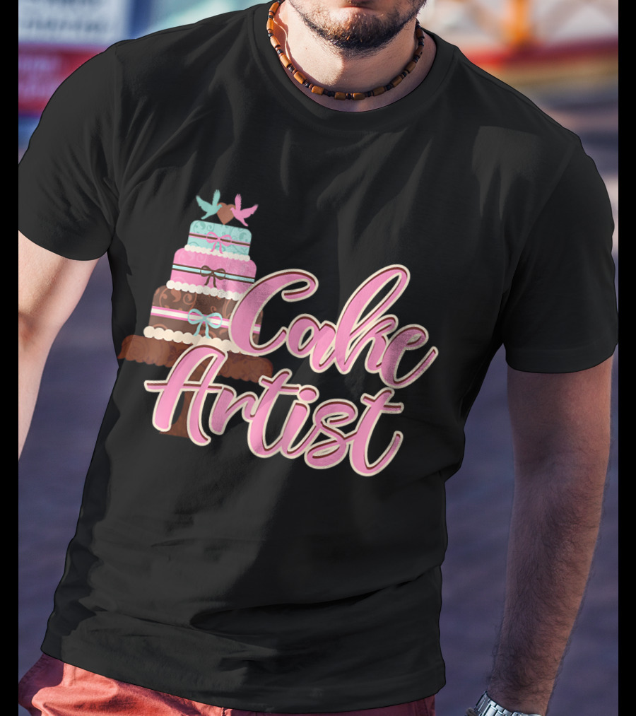 Cake Artist Wedding Cupcake Baking T-Shirt
