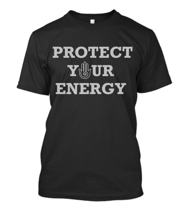PROTECT YOUR ENERGY Good Vib Spiral Hand T-Shirt