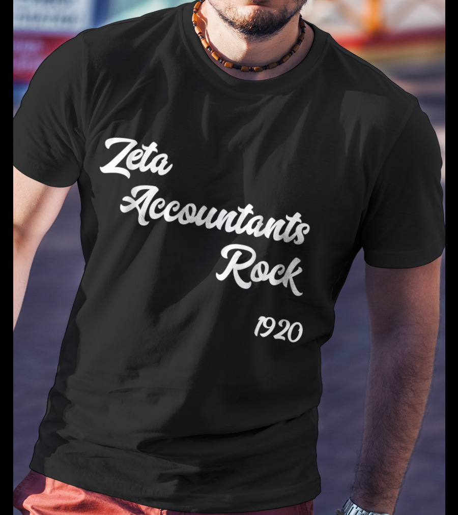 Zeta Accountants Rock 1920 T-Shirt