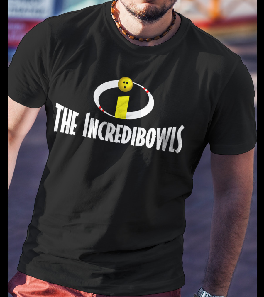 The Incredibowls Bowling Team Fan Shirt With Bowling Pin T-Shirt