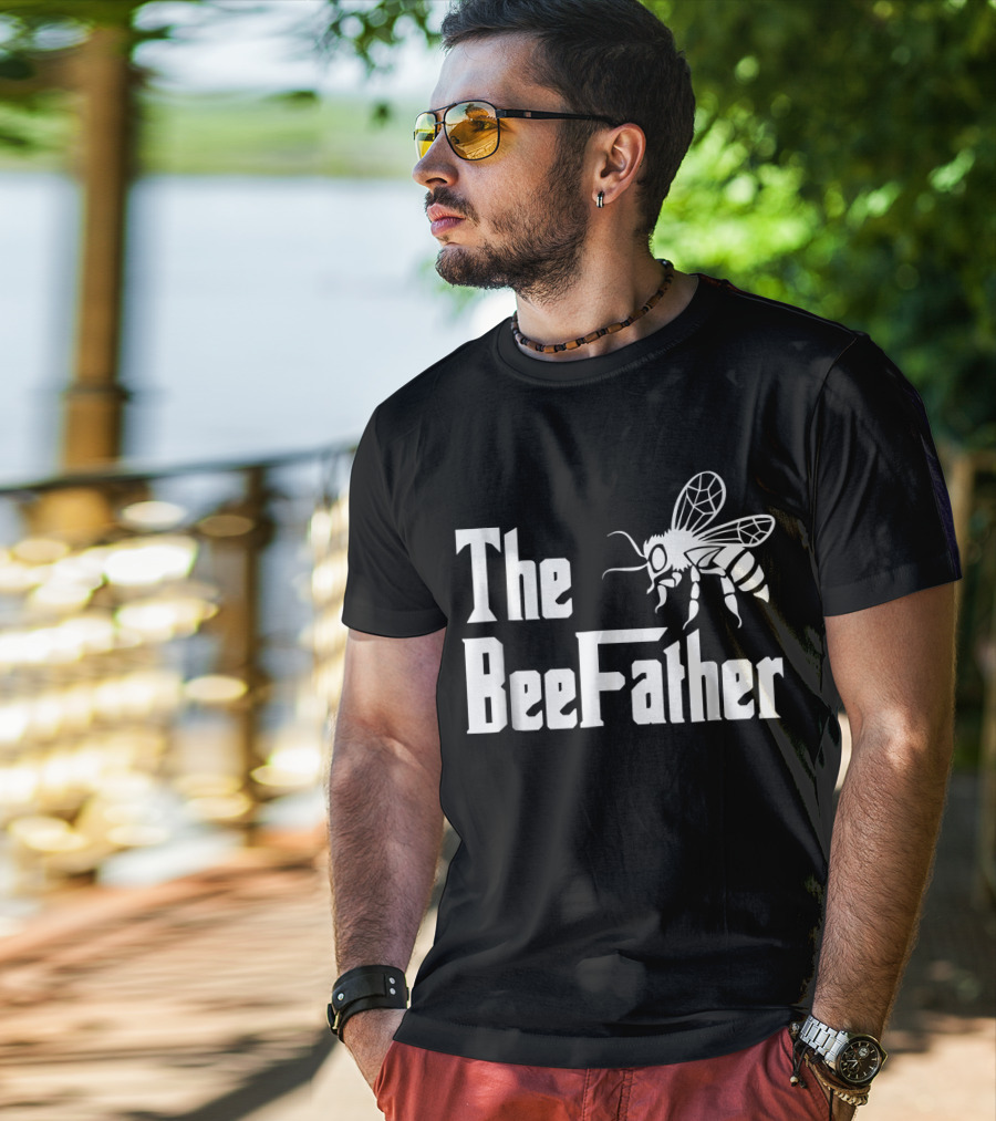 The Bee Father Funny Beekeeper Parody With Bee T-Shirt