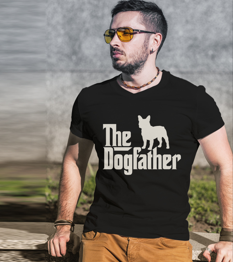 The Dogfather French Bulldog Funny Dog Owner T-Shirt