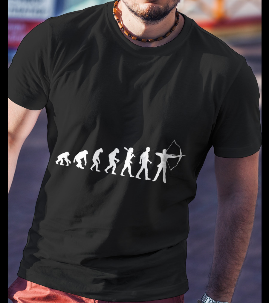 The Evolution Of Archery Silhouette Series T-Shirt