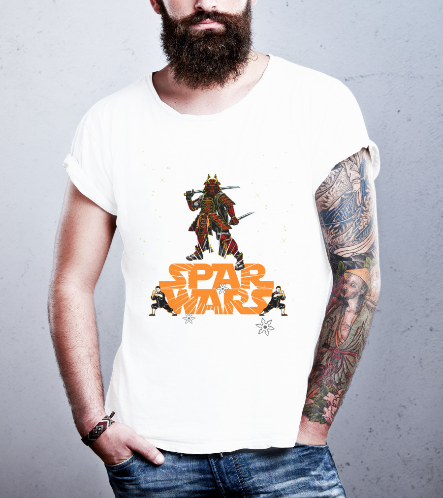 Spar Wars Samurai Kick Boxing Taekwondo MMA T-Shirt