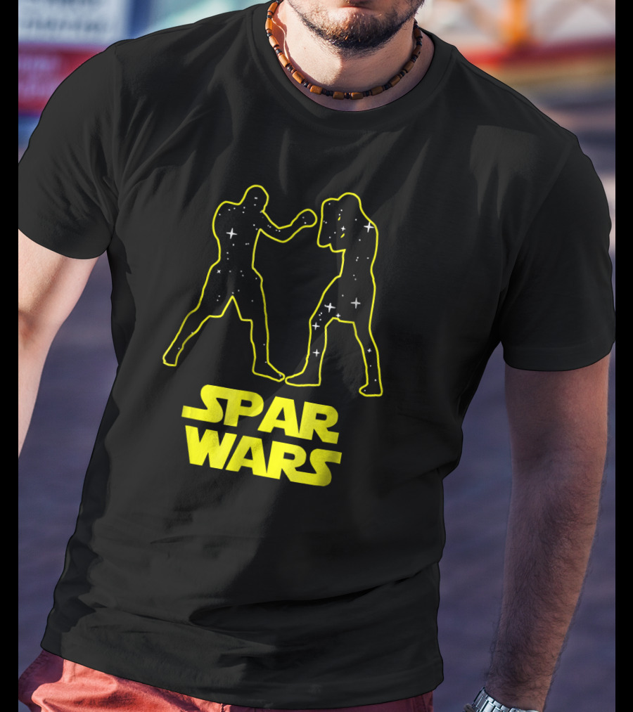 Spar Wars Boxing Starry Fighters Parody Spoof T-Shirt