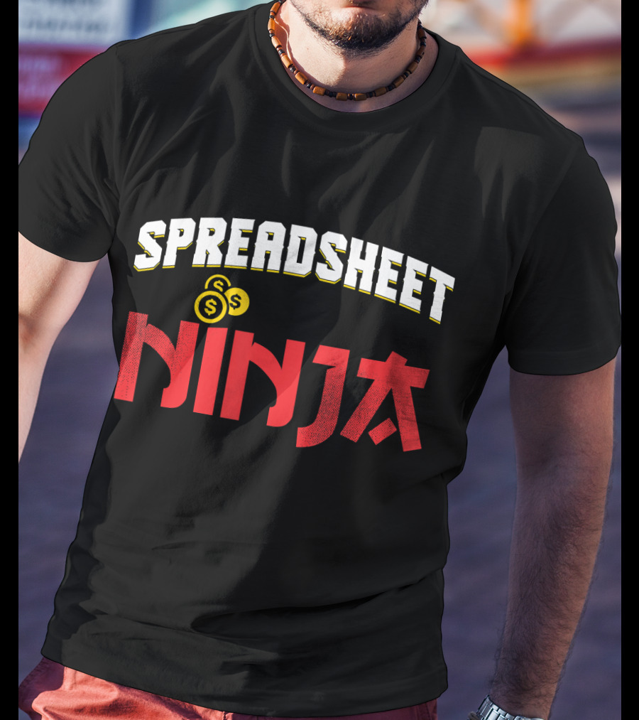 Spreadsheet Ninja CPA Bookkeeper Accountant T-Shirt