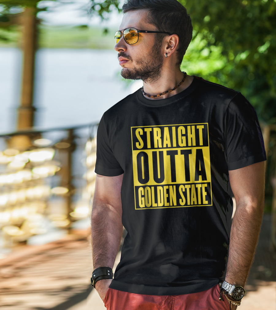 Straight Outta Golden State Basketball T-Shirt