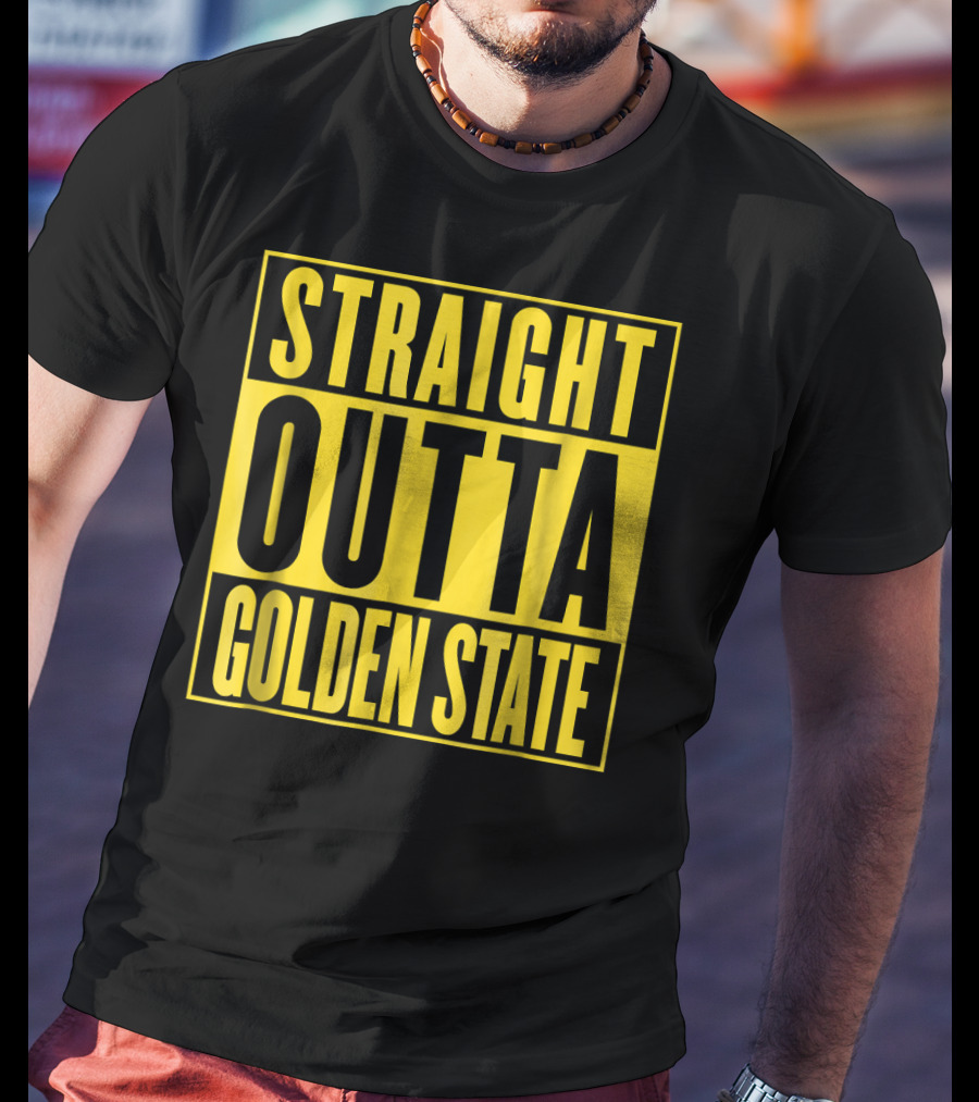 Straight Outta Golden State Basketball T-Shirt