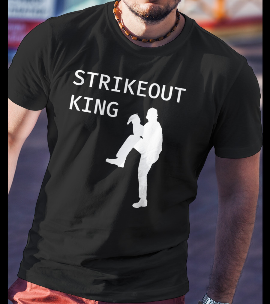 STRIKEOUT KING Baseball Pitcher T-Shirt