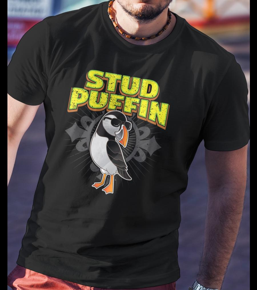 Stud Puffin Cool Seabird Stud Muffin T-Shirt