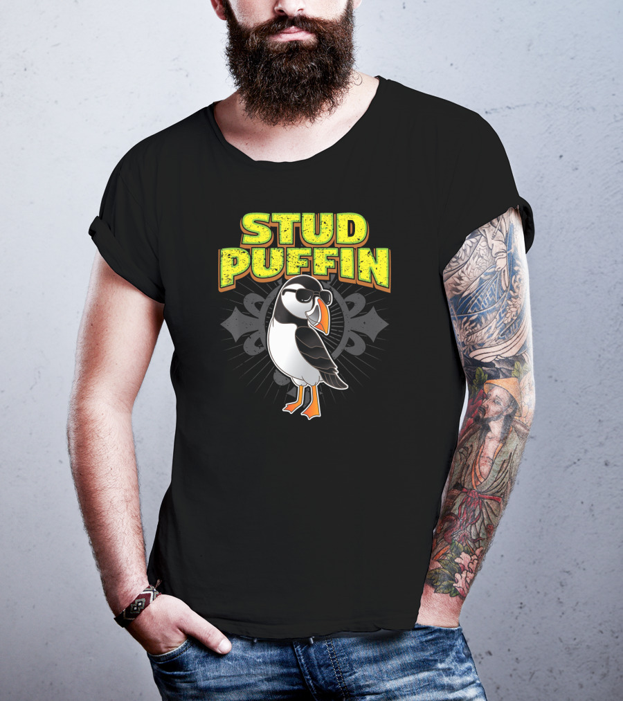 Stud Puffin Cool Seabird Stud Muffin T-Shirt
