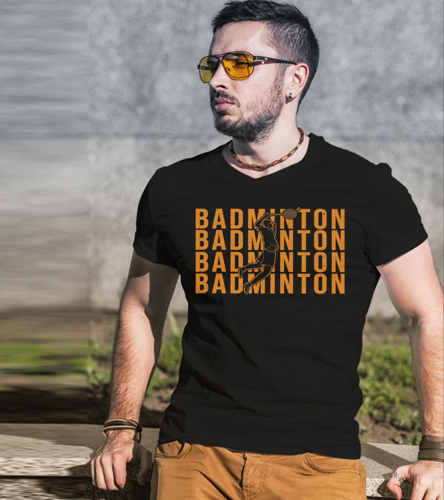 Badminton Enthusiast T-Shirt