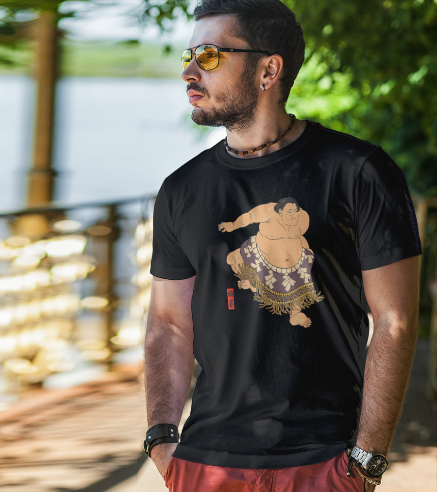 Sumo Wrestler I Love Japanese Sumo Traditional Japanese T-Shirt