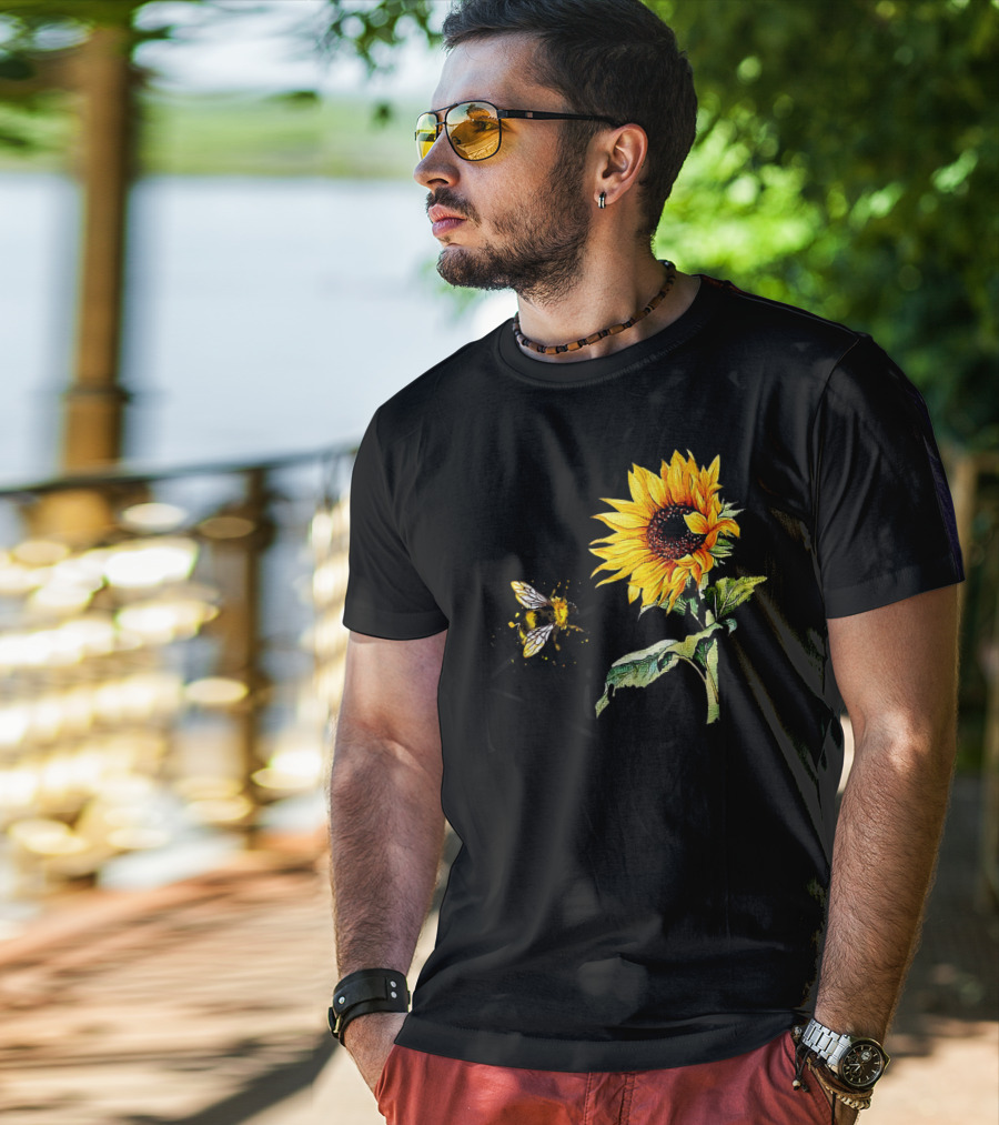 Sunflower Bee Kind T-Shirt