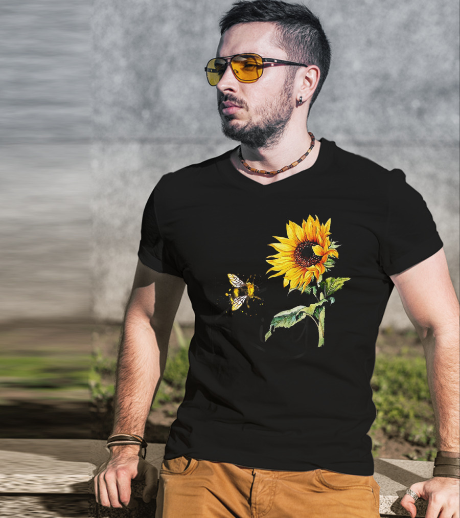 Sunflower Bee Kind T-Shirt