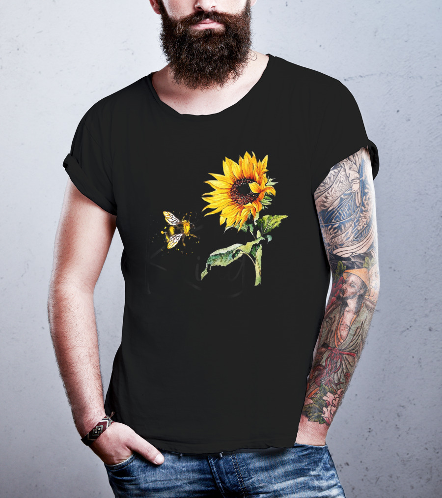 Sunflower Bee Kind T-Shirt