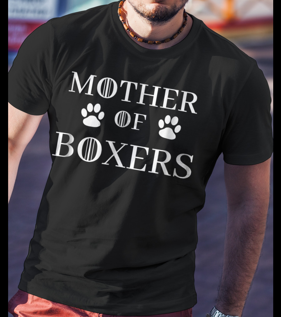Mother Of Boxers Sweet Mother Boxer Dog Lover Series T-Shirt