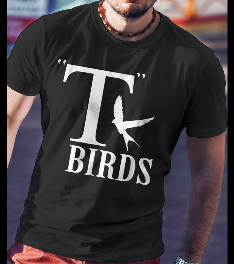 T Birds Flying Graphic Movie Themed T-Shirt