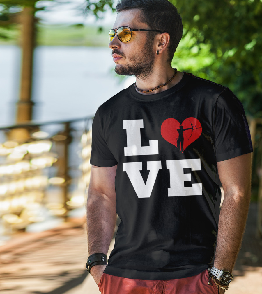 LOVE Archery Heart T-Shirt