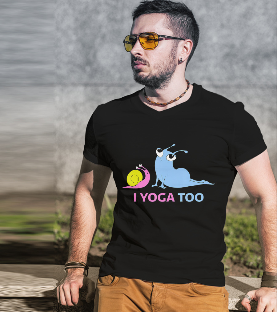 I Yoga Too Snail And Slug Cute Relaxation T-Shirt