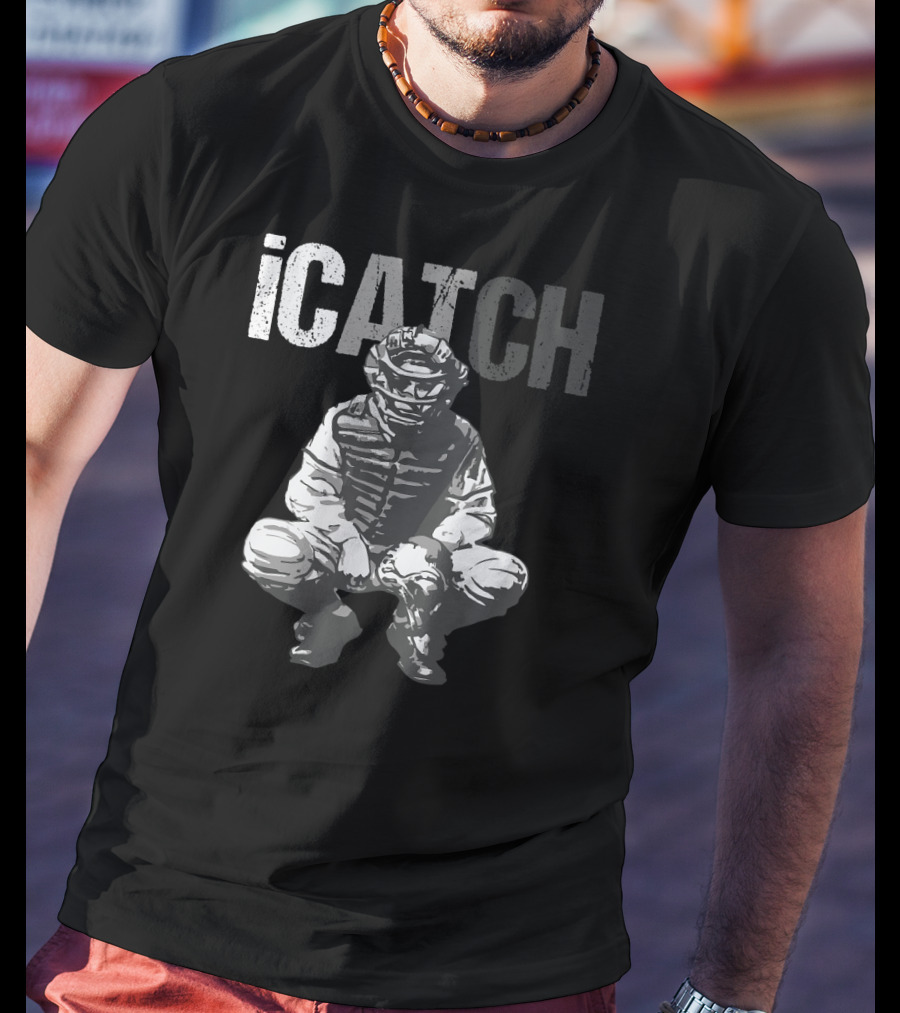 ICatch Baseball Catcher In Gear T-Shirt