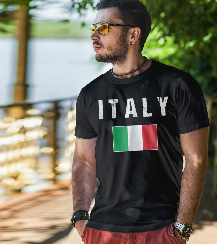 Italy Italian Flag Italia Me T-Shirt