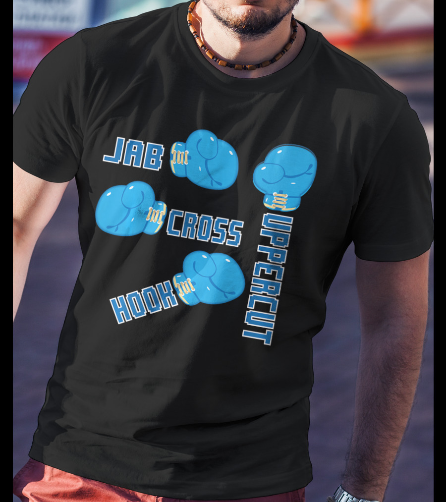 Jab Hook Cross Uppercut Boxing Glove Styles T-Shirt