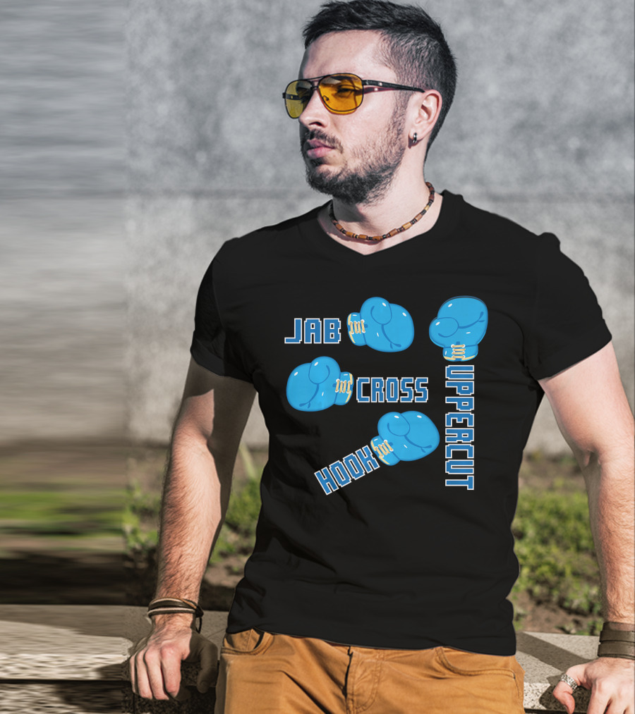 Jab Hook Cross Uppercut Boxing Glove Styles T-Shirt