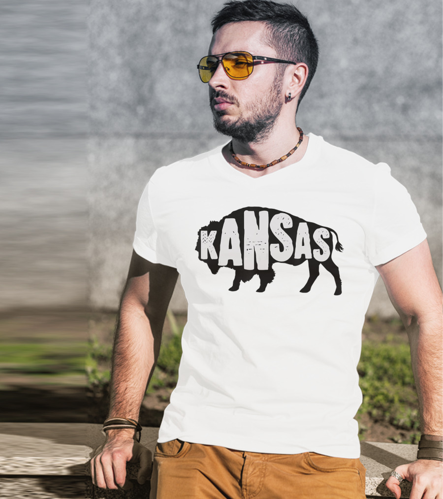 Kansas State Buffalo Bison Kansas T-Shirt