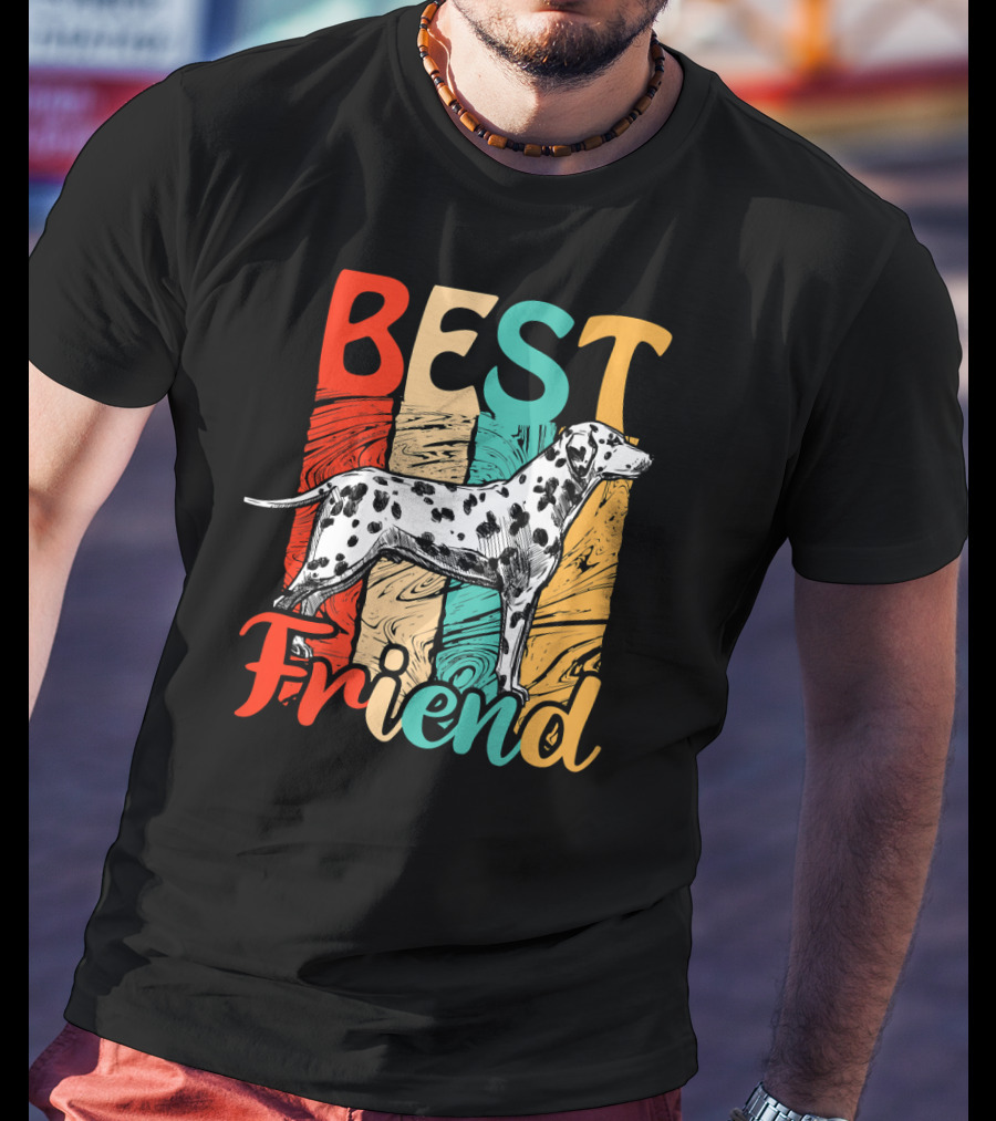 Best Friend Animal Dog Lover Dalmatian T-Shirt