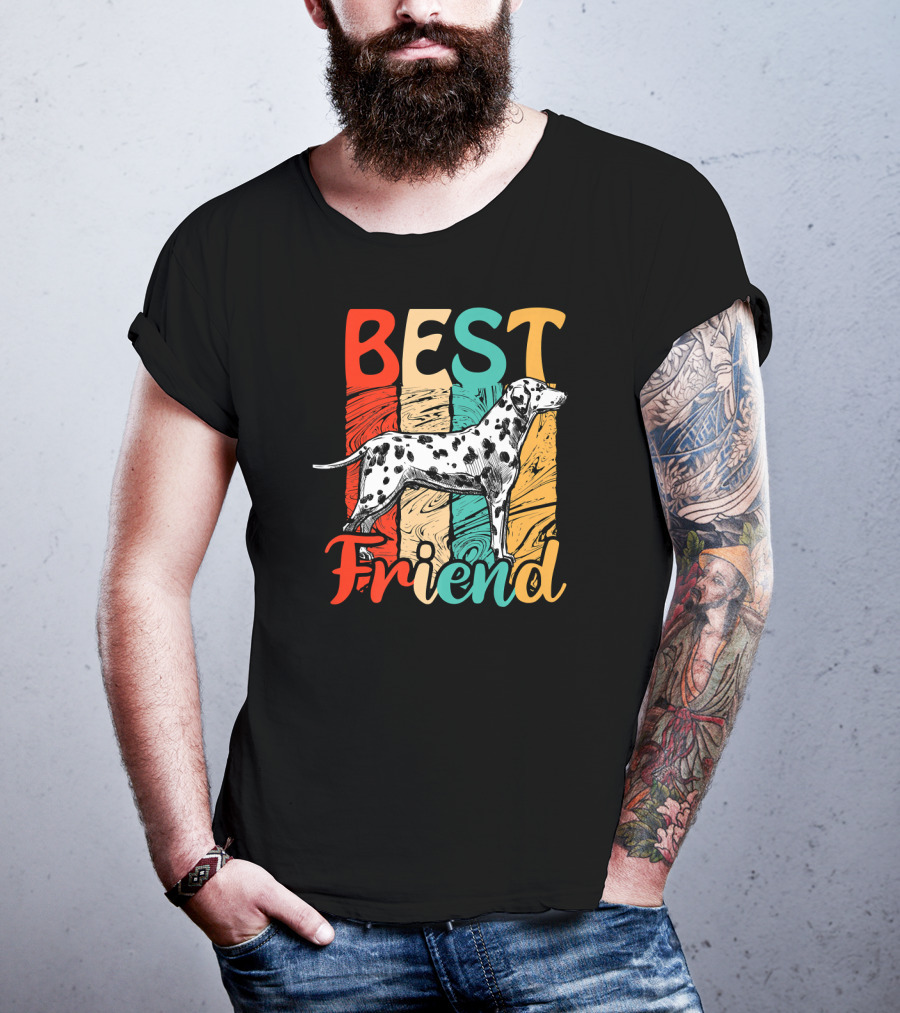 Best Friend Animal Dog Lover Dalmatian T-Shirt