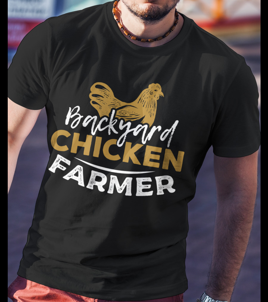 Backyard Chicken Farmer Rustic Hen Enthusiast T-Shirt