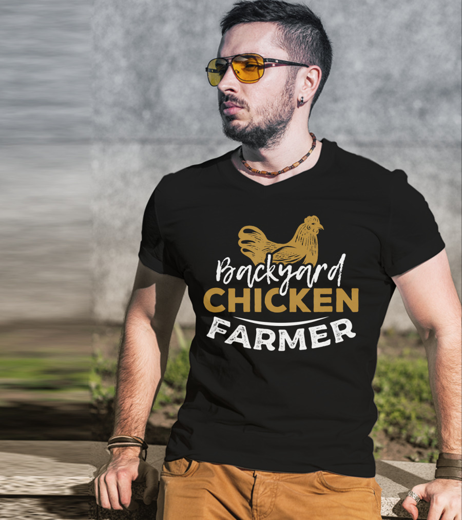 Backyard Chicken Farmer Rustic Hen Enthusiast T-Shirt