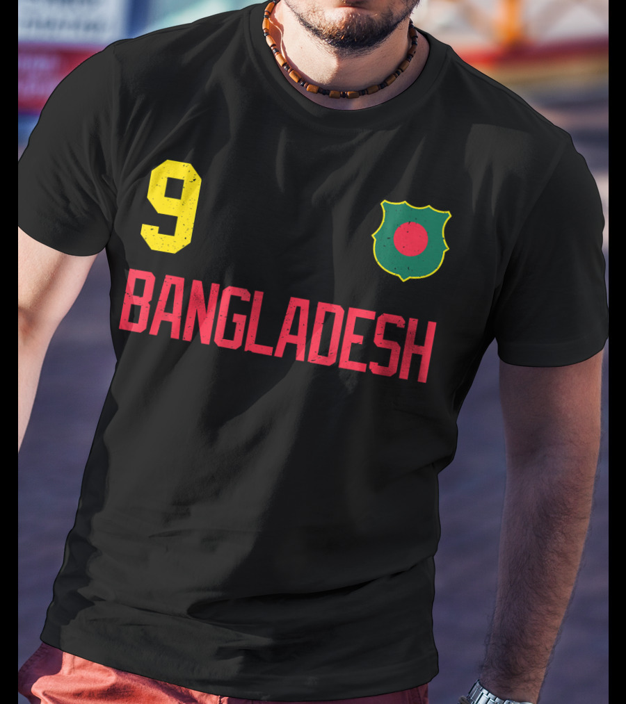 9 Bangladesh Football Soccer Cricket T-Shirt