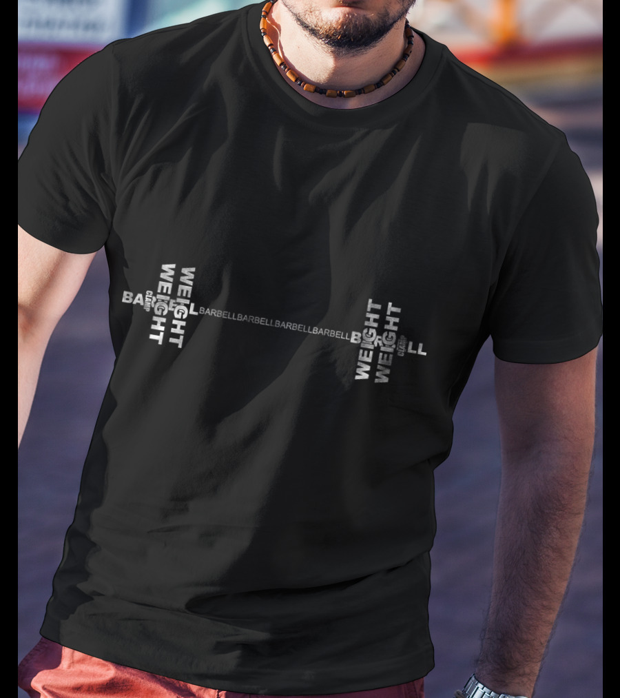 Barbell Weight Weight Weight Weight Weight Barbell Barbell Barbell Barbell Barbell Barbell Weight Weight Weight Weight Weight Weight Weight Weight Barbell T-Shirt