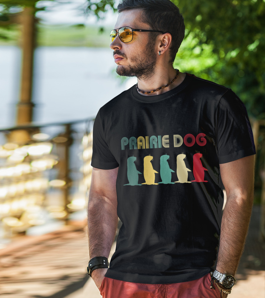 Vintage Prairie Dog Retro T-Shirt